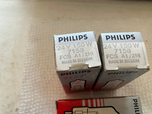 COLLIMATOR BULB LAMP, Philips FCS, 24V 150W, Quantity = 2