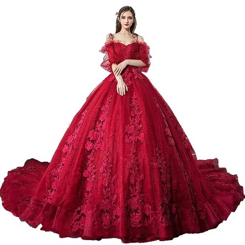 sheer dress with sleeves CD 0182 Size 18 A Line Shimmer Long Sheer Puff Sleeve Mother Of Dress Formal Evening Gown main image 1