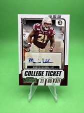 Marvin Wilson 2021 Panini Contenders Draft Picks RC Auto #167 Florida State