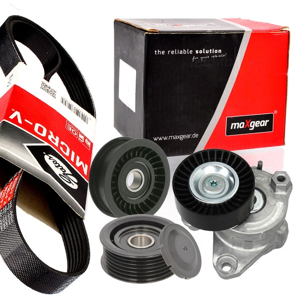 Gates 6PK2403 Keilrippenriemen-Satz + Spanner FüR CL203 C219 R171 MERCEDES-BENZ-image