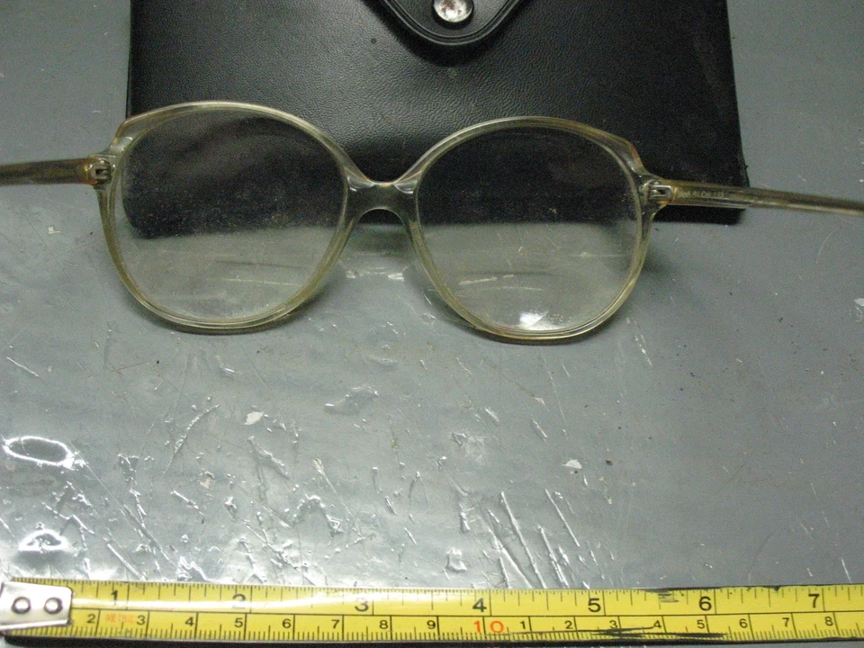 EYEGLASSES  FRAMES  AWU BRILLEN  MOD. 91  COL.119 w/ CASE W. GERMANY - Image 2 of 4