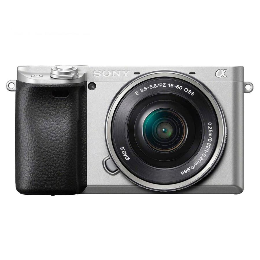 Sony α6400 ILCE-6400L Power zoom lens kit Silver Mirrorless