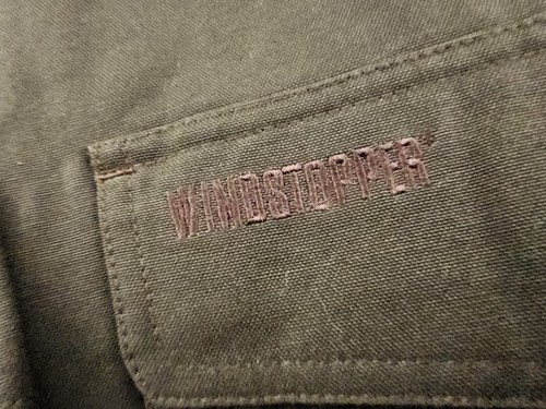 CONCURVE Field Jacket WINDSTOPPER Men's Size Medium Olive Green Canvas - Picture 5 of 15