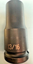 Grey Pneumatic 3026D 13/16" SAE 6 Point Deep Impact Socket 3/4 in Dr Warranty