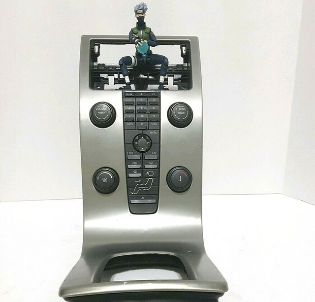 0813 Volvo C30 C70 Center Console Panel Aluminum 1281841 W/ Door Trims