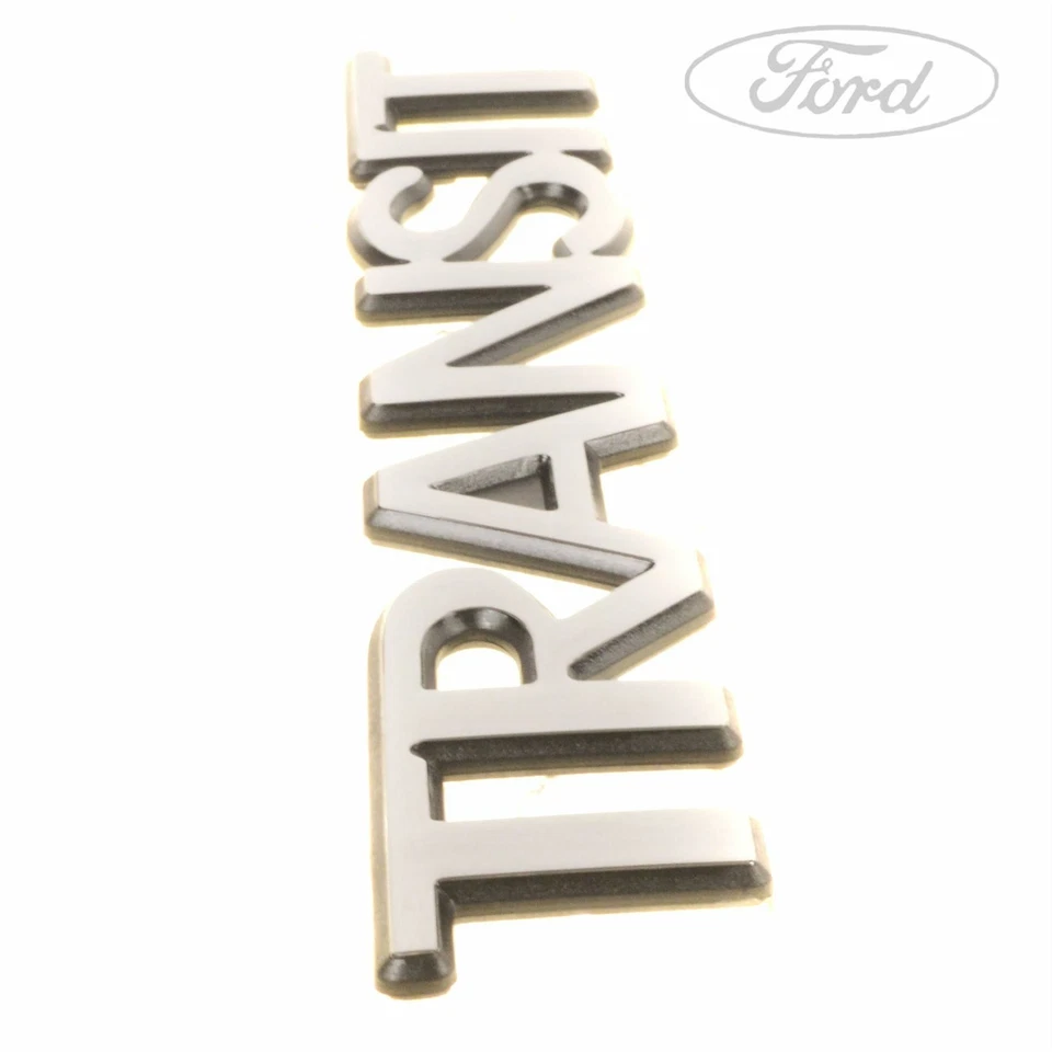 Genuine Ford Transit Transit Rear Door Name Plate Badge Emblem 2000-2014 1666170 - Image 2 of 4