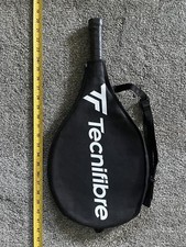 TECNIFIBRE BULLIT 25 JUNIOR TENNIS RACQUET 3 7/8 PRE-STRUNG. W/ COVER
