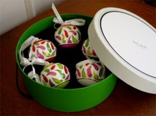 Kate Spade Lenox FESTIVE PEACOCK Ornaments - NEW IN BOX!