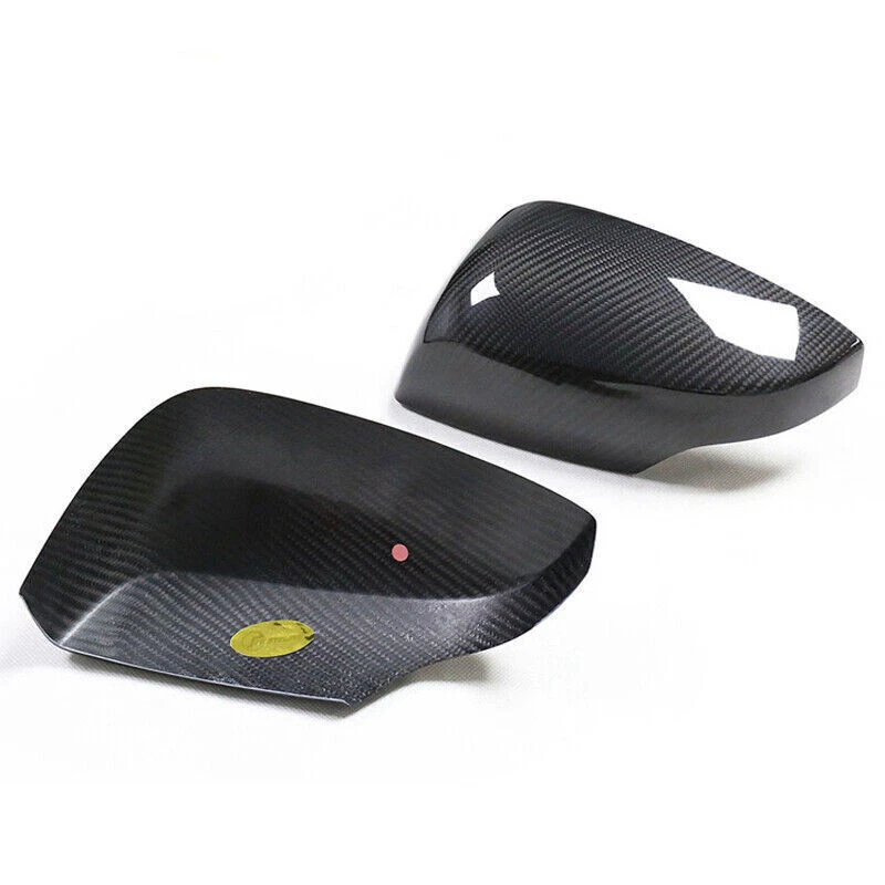 Ajuste para SUBARU WRX STI con señal de giro tapa de cubierta de espejo lateral de fibra de carbono real  Foto 2 de 4