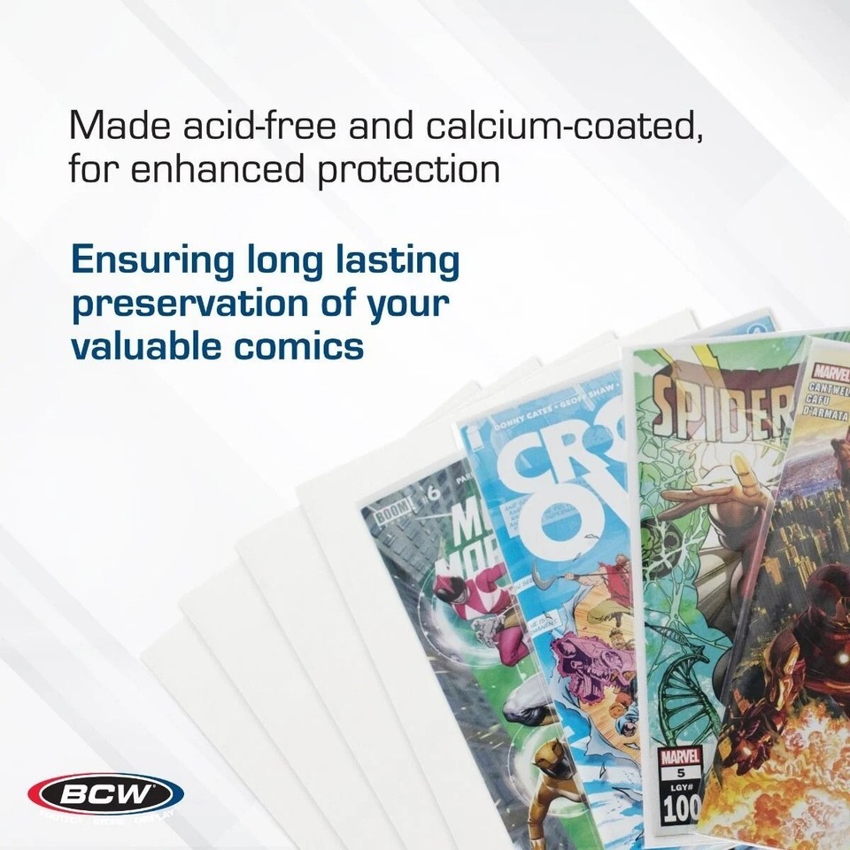 100 Comic Book Bags - Current Size 6.125x10.5 Inch Acid-Free Polyethylene Sleeves