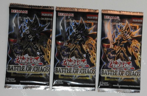 YUGIOH! BATTLE OF CHAOS BOOSTER PACK X3 - 1st EDITION - FREE UK P&P - Picture 3 of 7