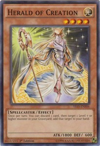 Herald of Creation - YS15-ENF06 - Common - 1st Edition x3 - Near Mint