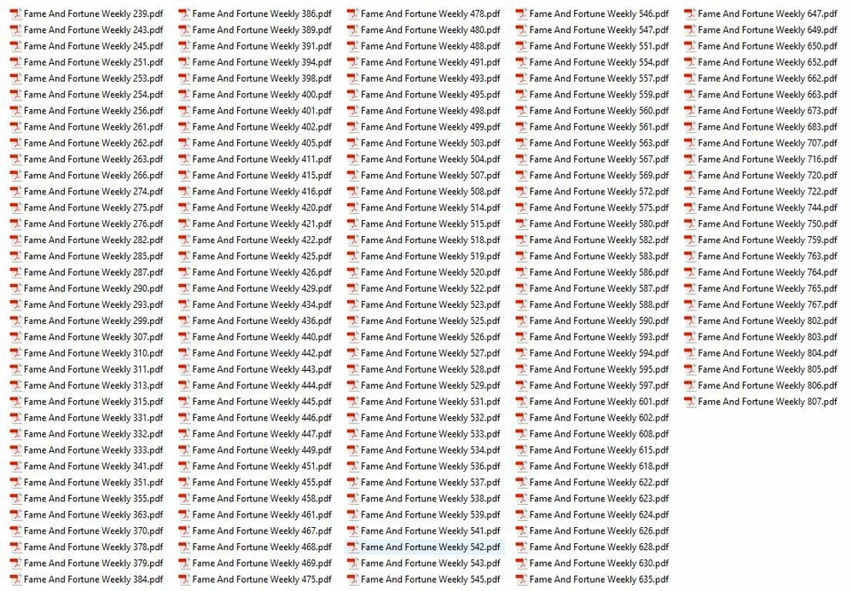 FAME AND FORTUNE WEEKLY Magazine 661 Choice Issue Collection USB - Image 4 of 4