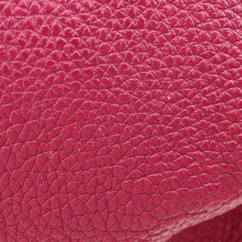 HERMES Sokelly 26 Shoulder Bag Rouge Red / Gold Hardware Togo Women - Picture 10 of 12