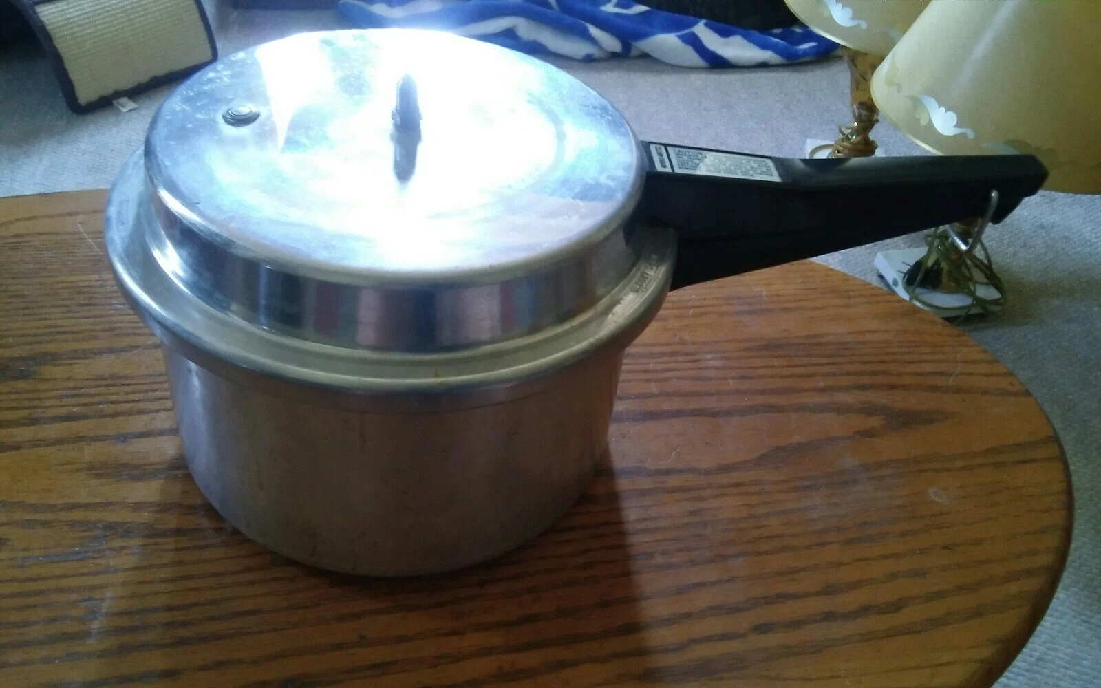 Vintage MIRRO ALUMINUM 4 Qt PRESSURE COOKER - Model M-0294