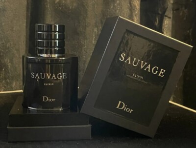 DIOR SAUVAGE ELIXIR 100ML EXTRAIT PARFUME FOR MAN USED