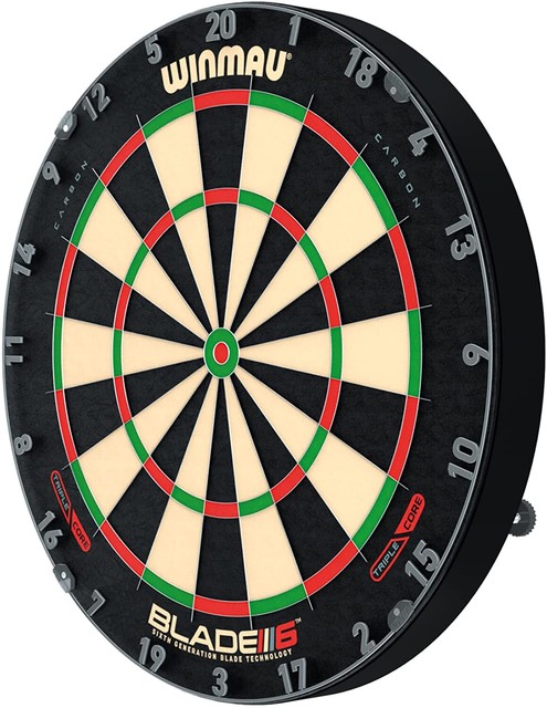 Winmau Blade 6 Dartboard - Black Dog Darts & Billiards - View #5