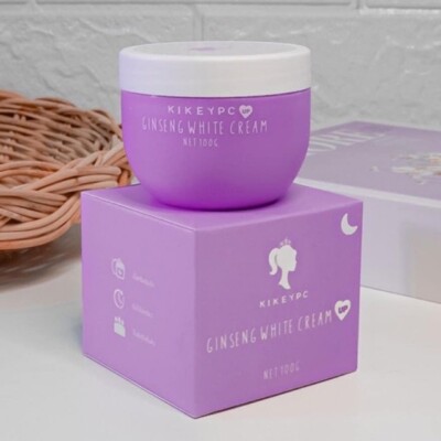 Kikeypc Ginseng White Cream Extract Concentrate Exfoliate Skin,Dark Spots,Scars