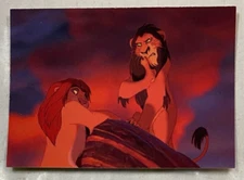 Disney 1994 THE LION KING Series 1 Trading Card #60 A Blast Of Fury