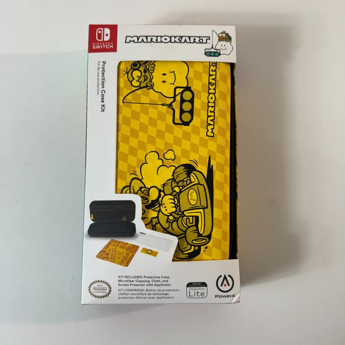 Nintendo Switch Lite イエロー & マリオケース Nintendo Switch Lite Protection Case Kit Mario Kart Yellow