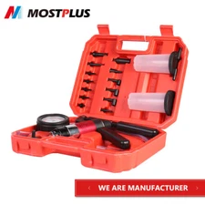 Universal Hand-Held DIY Vacuum Pressure Pump Tester Reservoir Adapters Tools Kit