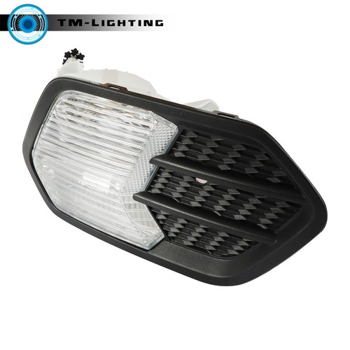 Front Fog Lights w/Black Cover For 2017-2019 Ford Escape Right Passenger Side - Picture 5 of 8