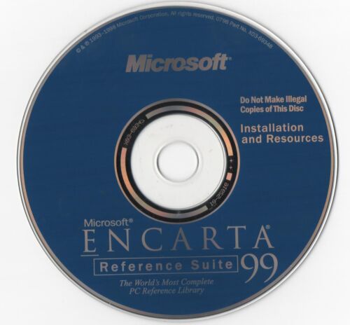 microsoft encarta deluxe suite 5 - disc set Virtual Globe CD - Picture 3 of 5