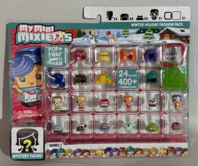 #ad *New Damaged Box My Mini MixieQ#x27;s Winter Holiday Fashion Pack 22 pcs Mixie Q#x27;s D $9.99