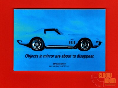 BF Goodrich vintage ad art Corvette Stingray 2x3'' fridge/locker magnet