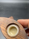 WOOD CARVED SALT & PEPPER SHAKERS 2.5" TALL X 3" COOL VINTAGE — photo 8