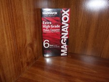 NEW MAGNAVOX 6 HR  EXTRA HIGH GRADE BLANK VHS TAPE