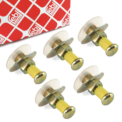 5x FEBI Türschlossbolzen für VW Golf Jetta II Passat B1 B2 Golf II Polo II T4