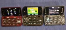 Lot of 3 LG Cell Phones, 1 Octane LG-VN530 , 2 EnV3 LG-VX9200M  LG-VX9200 