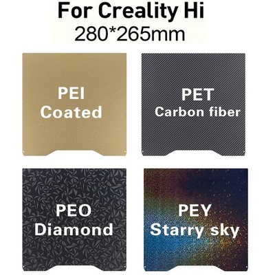 3D Printer For Creality Hi Double-sided Printing Build Plate PEI PET PEO PEY lot