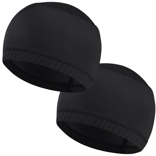 2Pcs Skull Cap Helmet Liner Hard Hat Liner Running Beanie Head Wrap Bicycle F...
