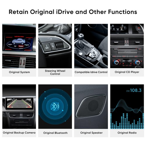 10.25 Inch Wireless CarPlay Android Auto Touch Screen for Audi A4 /S4/ A5/ S5... - Picture 6 of 9