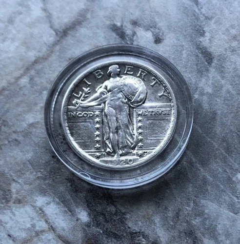 1920 Standing Liberty Quarter in AU CONDITION