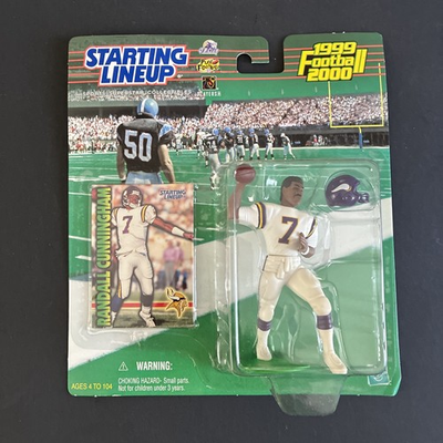 #ad 1999 Hasbro Football Starting Lineup Randall Cunningham $15.00