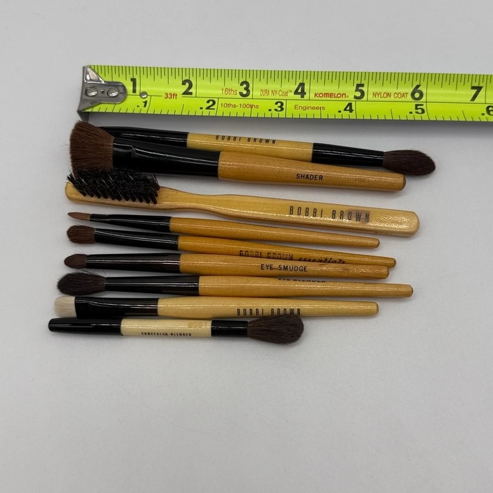 Lote de 9 pincéis de maquiagem Bobbi Brown Travel alças profissionais - Imagem 3 de 3