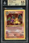 1999 Pokemon Base Set 1st Edition Shadowless Charizard Holo Thick Stamp BGS 9.5