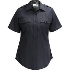 NWT Flying Cross Justice SS Shirt Women s 50 LAPD Navy Poly/Wool 157R84