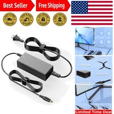 12V AC/DC Power Adapter for Sceptre Monitors   Compatible with 15" to 35" Models