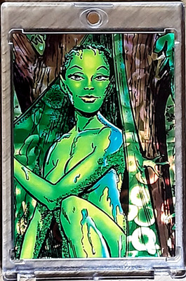 1992 Marvel Silver Surfer Prism Card 56 MANTIS.