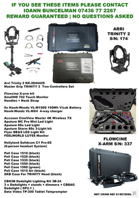 Arri Trinity 2 - REWARD GUARANTEED - PLEASE DO NO BID - WANT TO BUY BACK