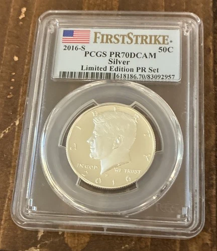 2016-S 50C Kennedy Silver Half Dollar PCGS PR70 DCAM Limited Edition PR Set