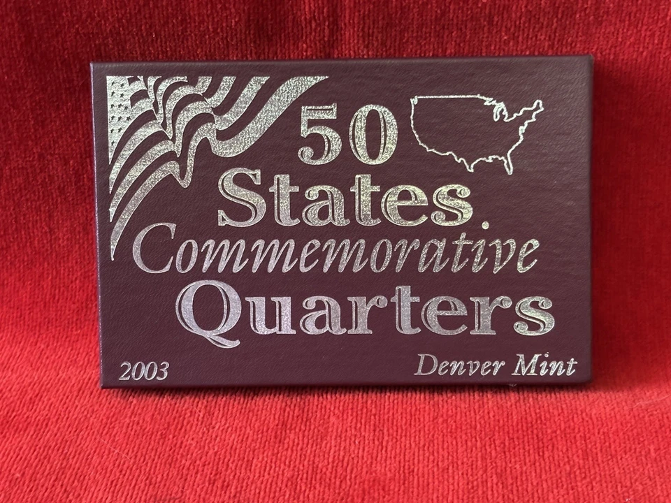 2003 50 States Commemorative Quarters - Denver -Philadelphia-Gold-Platinum Set - Image 2 of 4