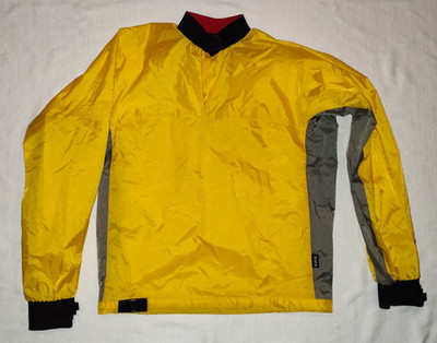 NRS Rio Yellow Gray Kayak Kayaking Paddling Jacket Medium M