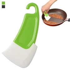 Silicone Non-Stick Oil Pot Scraper Cleaning Brush Cooking Tool Kitchen Accessory