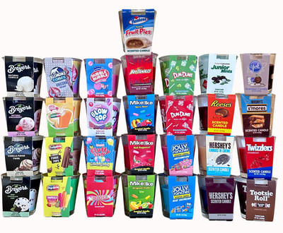 29 Candy Candle Options - Hershey's, Jolly Rancher, Reeses, Hostess & More!