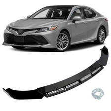 For Toyota For Camry Se Front Bumper Spoiler Lip Splitter Body Kit Glossy Black